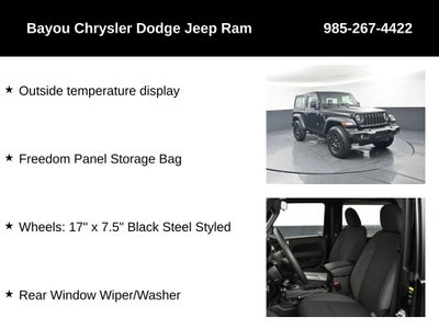 2026 Jeep Wrangler WRANGLER 2-DOOR SPORT