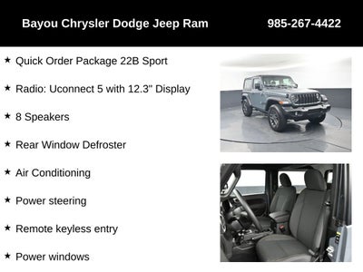 2026 Jeep Wrangler WRANGLER 2-DOOR SPORT