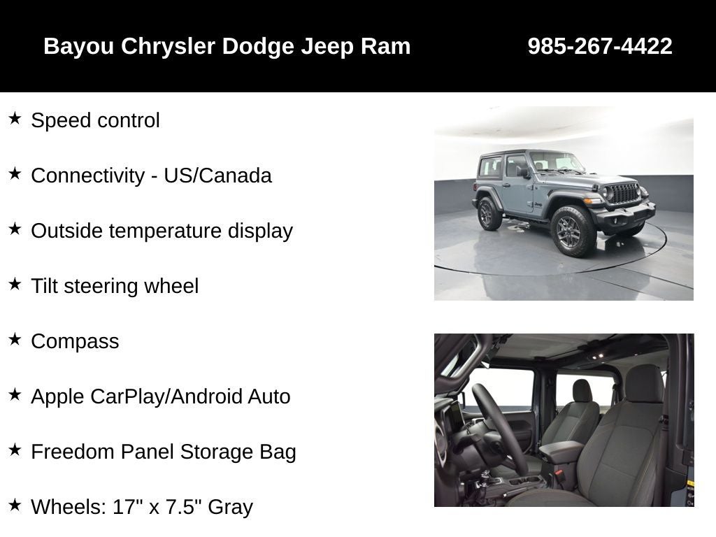 2026 Jeep Wrangler WRANGLER 2-DOOR SPORT
