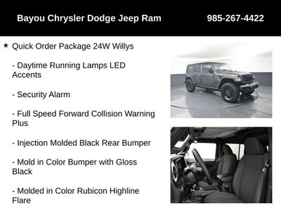 2026 Jeep Wrangler WRANGLER 4-DOOR WILLYS