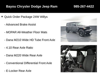 2026 Jeep Wrangler WRANGLER 4-DOOR WILLYS