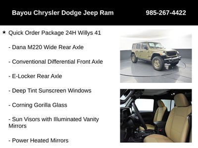 2026 Jeep Wrangler WRANGLER 4-DOOR WILLYS '41