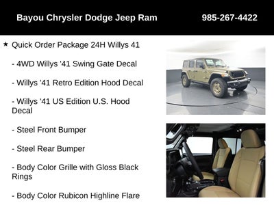 2026 Jeep Wrangler WRANGLER 4-DOOR WILLYS '41