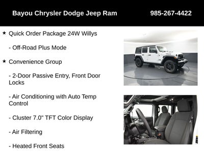 2026 Jeep Wrangler WRANGLER 4-DOOR WILLYS