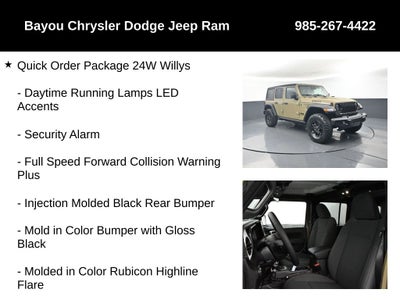 2026 Jeep Wrangler WRANGLER 4-DOOR WILLYS