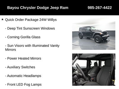 2026 Jeep Wrangler WRANGLER 4-DOOR WILLYS