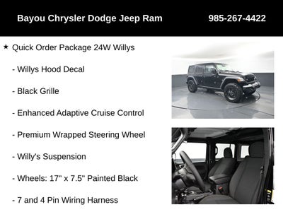 2026 Jeep Wrangler WRANGLER 4-DOOR WILLYS