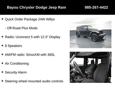 2026 Jeep Wrangler WRANGLER 4-DOOR WILLYS