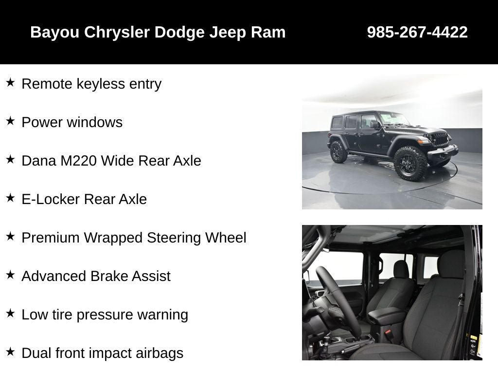 2026 Jeep Wrangler WRANGLER 4-DOOR WILLYS