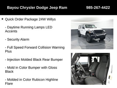 2026 Jeep Wrangler WRANGLER 4-DOOR WILLYS