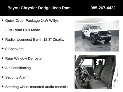 2026 Jeep Wrangler WRANGLER 4-DOOR WILLYS