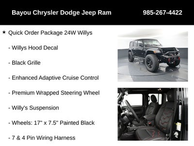 2025 Jeep Wrangler WRANGLER SCA Black Widow