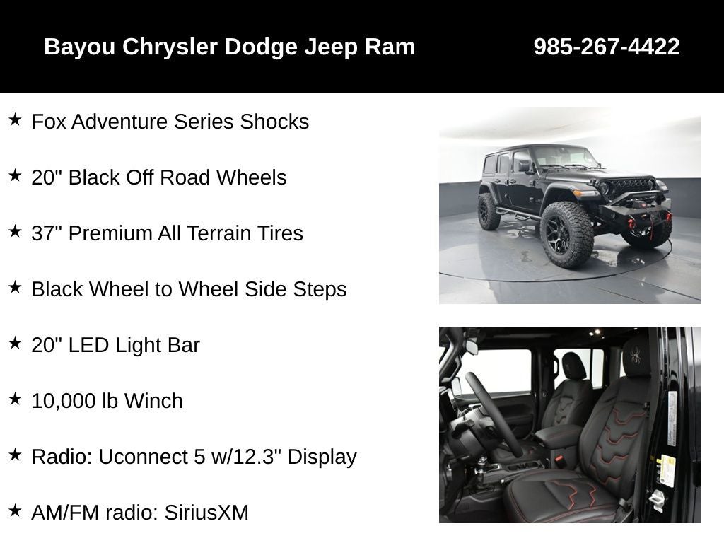 2025 Jeep Wrangler WRANGLER SCA Black Widow