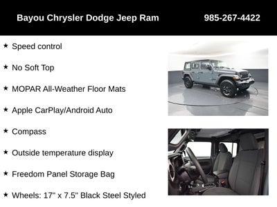 2026 Jeep Wrangler WRANGLER 4-DOOR SPORT