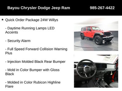 2026 Jeep Wrangler WRANGLER 4-DOOR WILLYS
