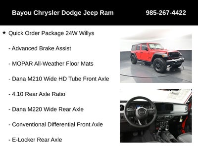 2026 Jeep Wrangler WRANGLER 4-DOOR WILLYS