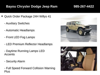 2026 Jeep Wrangler WRANGLER 4-DOOR WILLYS '41