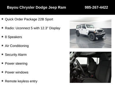 2026 Jeep Wrangler WRANGLER 4-DOOR SPORT