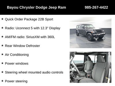 2026 Jeep Wrangler WRANGLER 4-DOOR SPORT