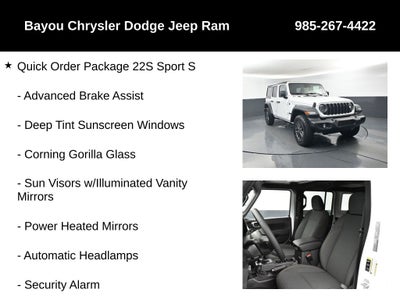 2026 Jeep Wrangler WRANGLER 4-DOOR SPORT S