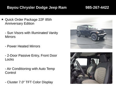 2026 Jeep Wrangler WRANGLER 4-DOOR 85TH ANNIVERSARY EDITION