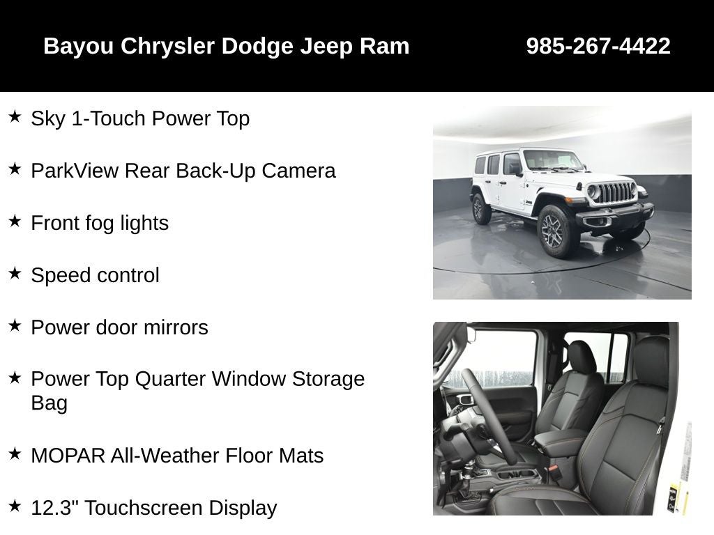 2026 Jeep Wrangler WRANGLER 4-DOOR SAHARA