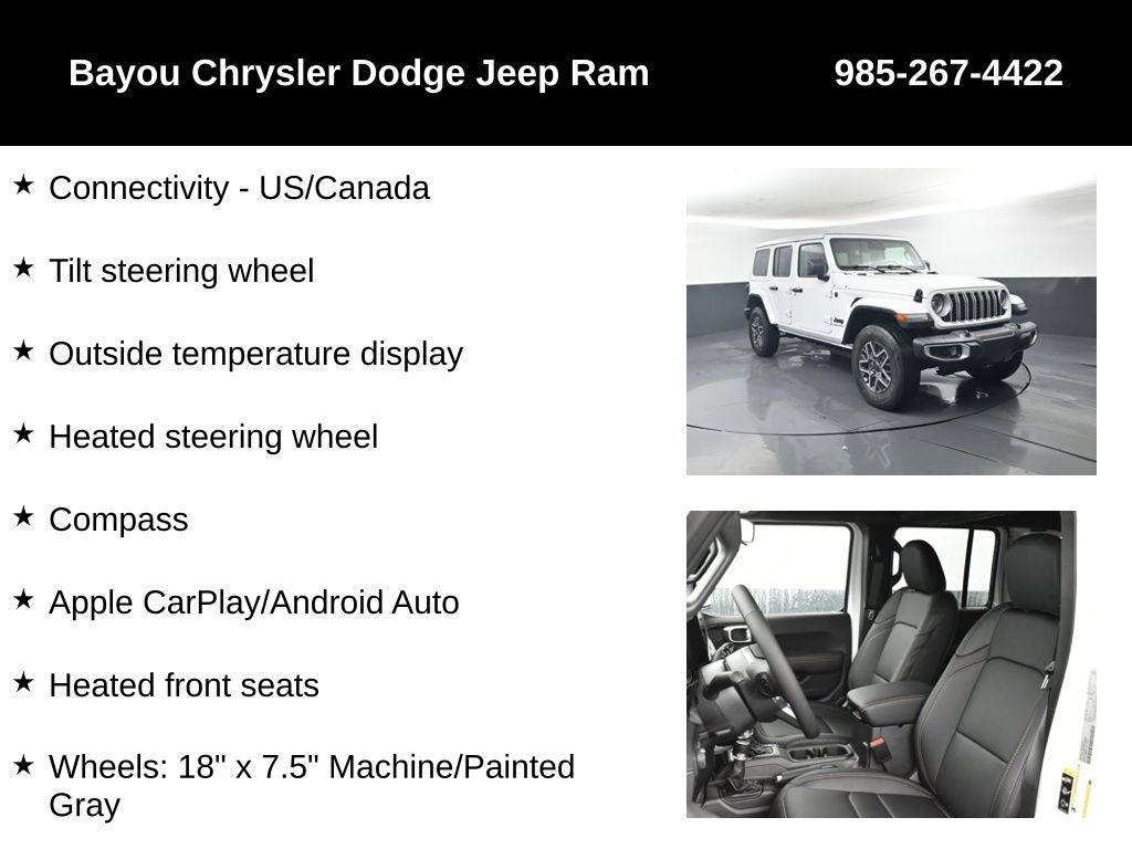 2026 Jeep Wrangler WRANGLER 4-DOOR SAHARA