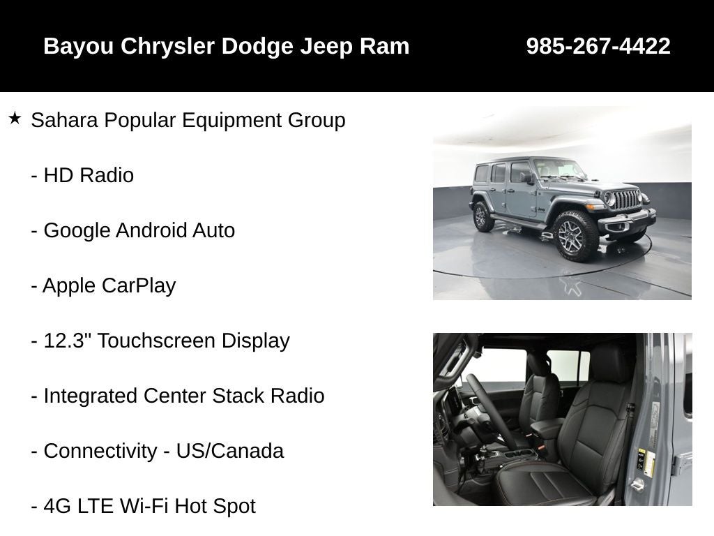 2026 Jeep Wrangler WRANGLER 4-DOOR SAHARA