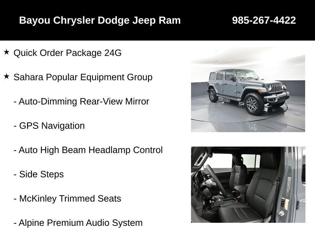 2026 Jeep Wrangler WRANGLER 4-DOOR SAHARA