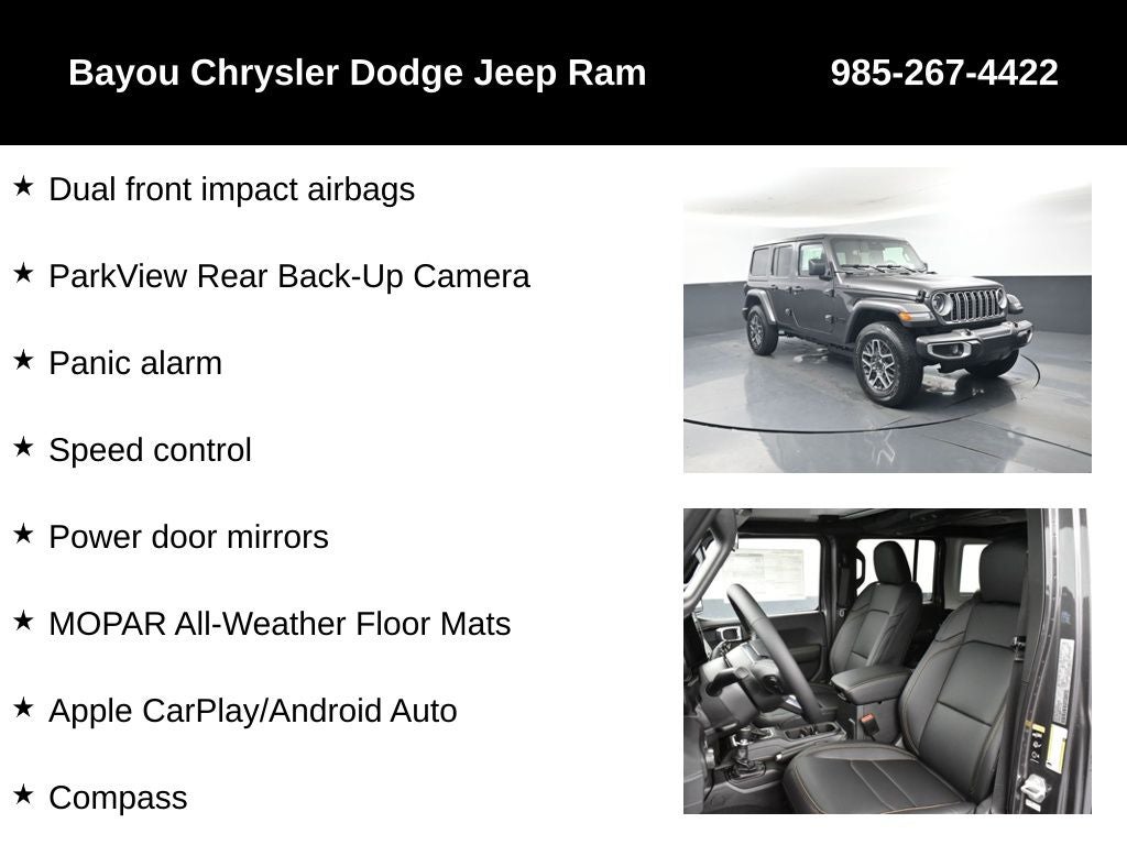 2026 Jeep Wrangler WRANGLER 4-DOOR SAHARA