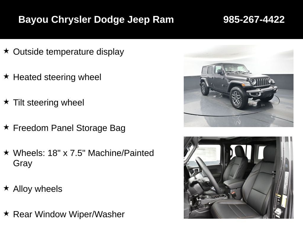 2026 Jeep Wrangler WRANGLER 4-DOOR SAHARA