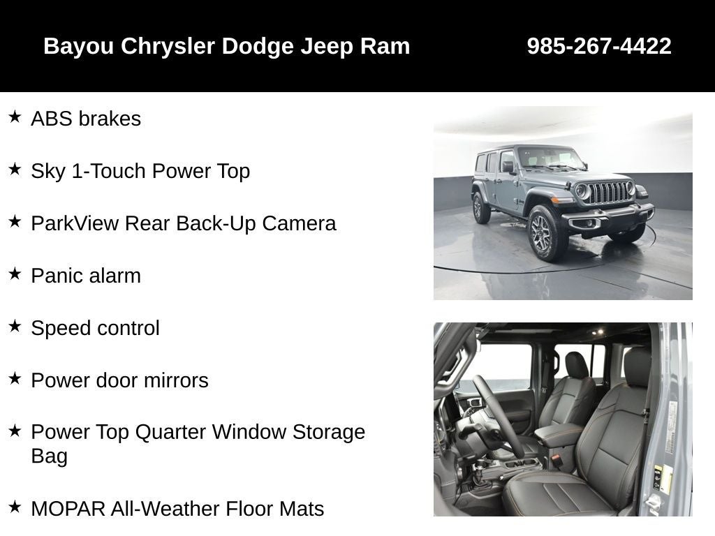 2026 Jeep Wrangler WRANGLER 4-DOOR SAHARA