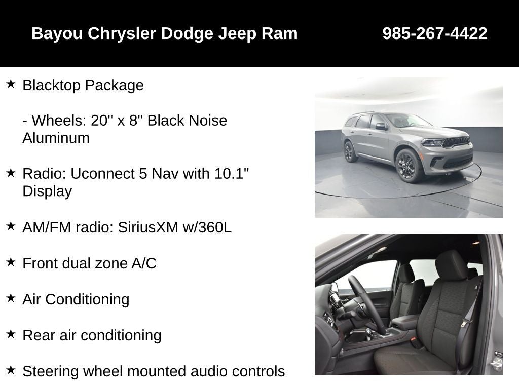 2026 Dodge Durango DURANGO GT RWD