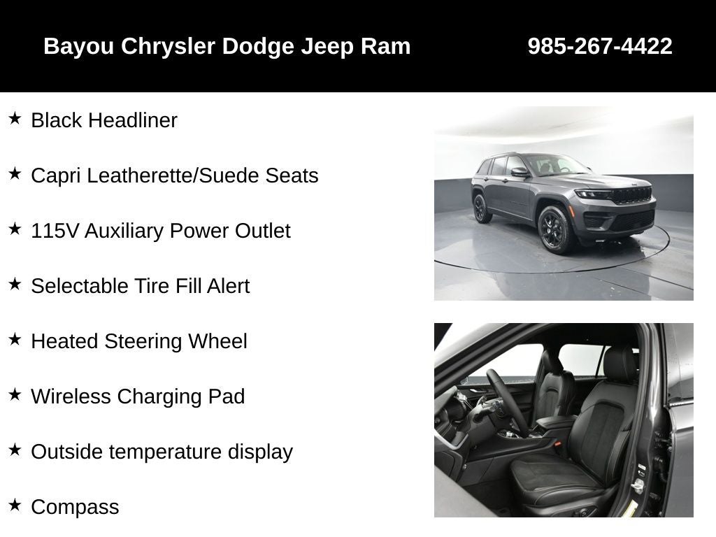 2025 Jeep Grand Cherokee GRAND CHEROKEE ALTITUDE X 4X2