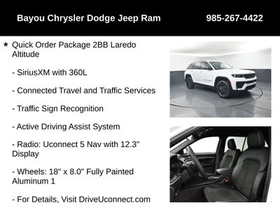2026 Jeep Grand Cherokee GRAND CHEROKEE LAREDO ALTITUDE 4X2