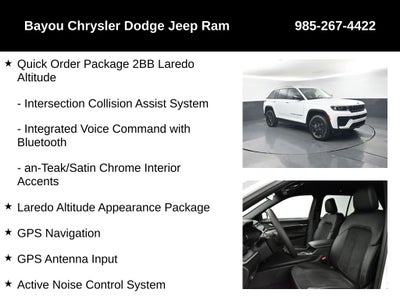 2026 Jeep Grand Cherokee GRAND CHEROKEE LAREDO ALTITUDE 4X2