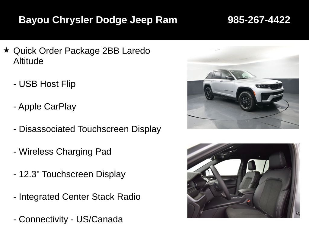 2026 Jeep Grand Cherokee GRAND CHEROKEE LAREDO ALTITUDE 4X2