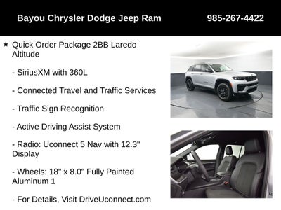 2026 Jeep Grand Cherokee GRAND CHEROKEE LAREDO ALTITUDE 4X2