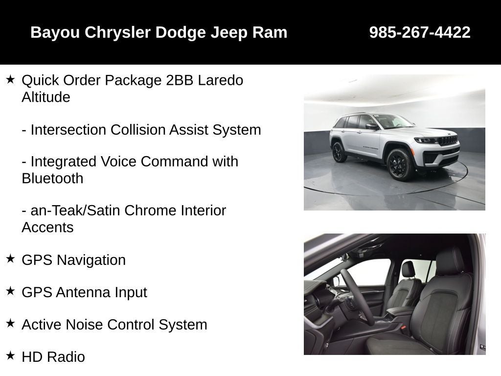 2026 Jeep Grand Cherokee GRAND CHEROKEE LAREDO ALTITUDE 4X2