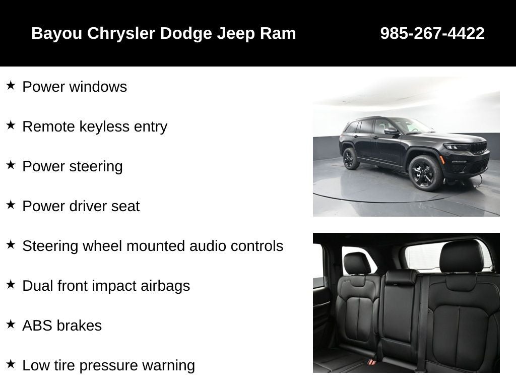 2025 Jeep Grand Cherokee GRAND CHEROKEE LIMITED 4X2