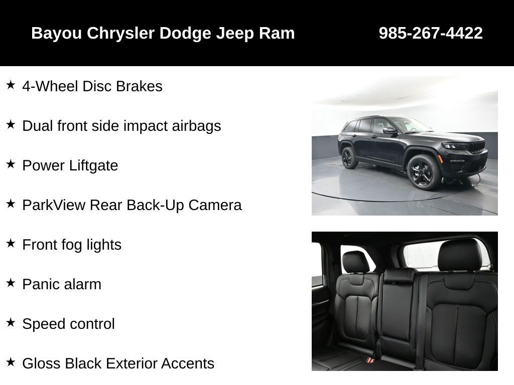 2025 Jeep Grand Cherokee GRAND CHEROKEE LIMITED 4X2