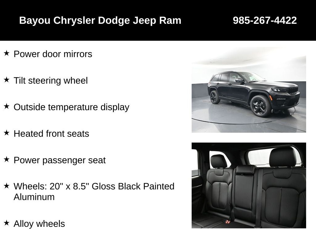 2025 Jeep Grand Cherokee GRAND CHEROKEE LIMITED 4X2