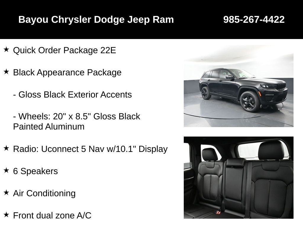 2025 Jeep Grand Cherokee GRAND CHEROKEE LIMITED 4X2