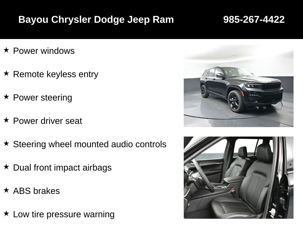 2025 Jeep Grand Cherokee GRAND CHEROKEE LIMITED 4X2