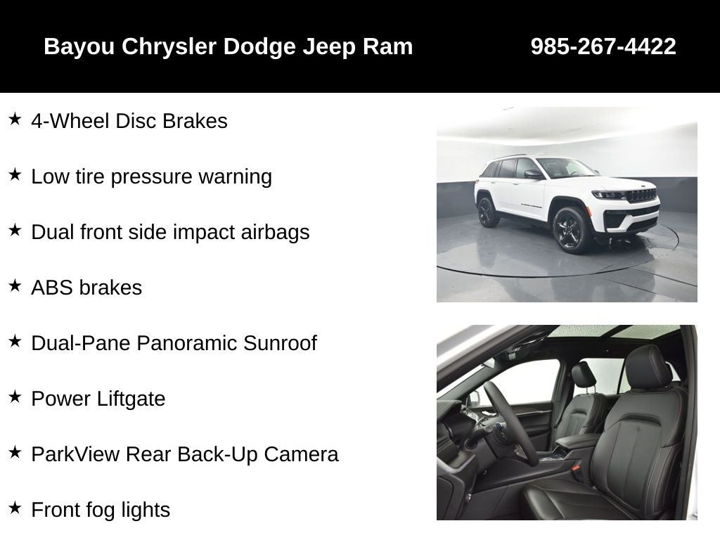 2026 Jeep Grand Cherokee GRAND CHEROKEE LIMITED 4X2