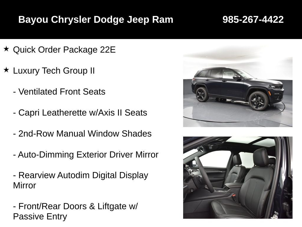 2024 Jeep Grand Cherokee GRAND CHEROKEE LIMITED 4X4