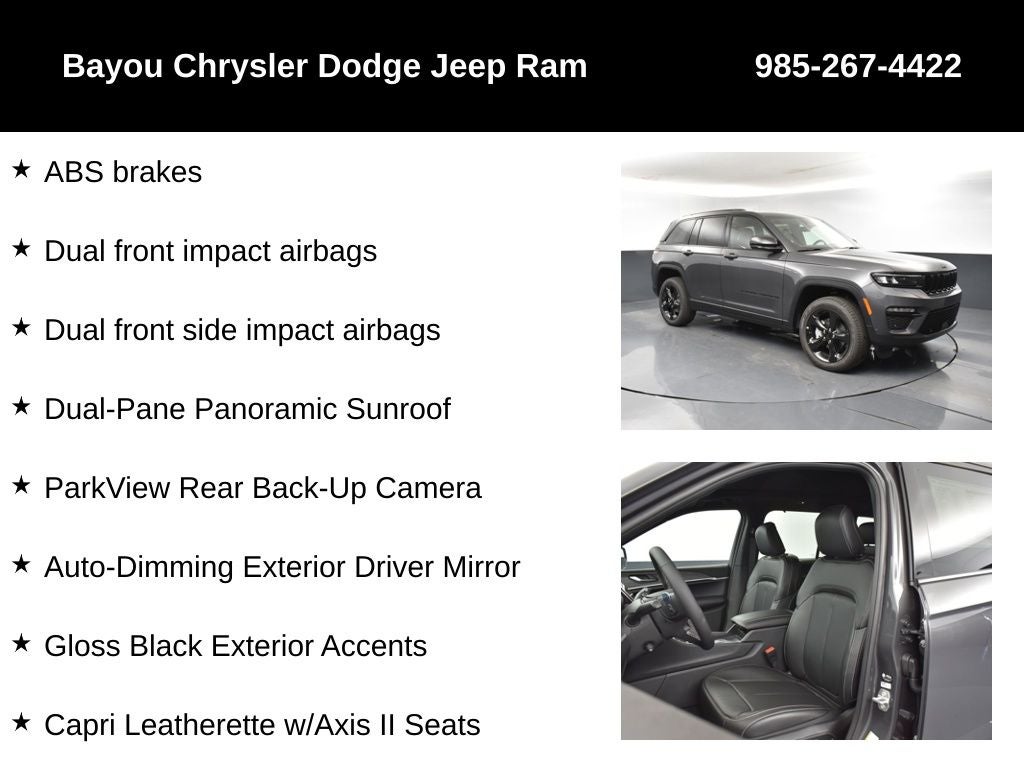 2025 Jeep Grand Cherokee GRAND CHEROKEE LIMITED 4X4