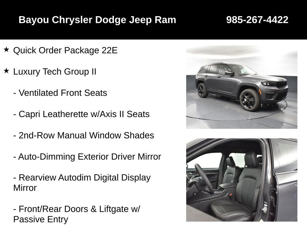 2025 Jeep Grand Cherokee GRAND CHEROKEE LIMITED 4X4