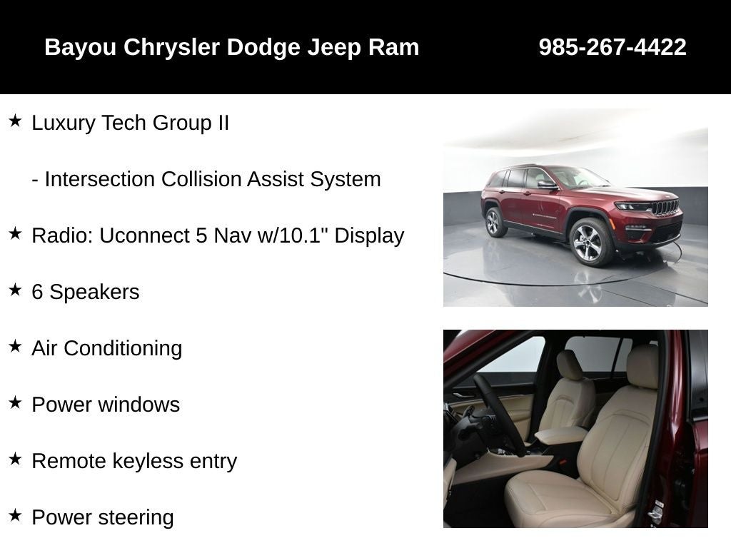 2025 Jeep Grand Cherokee GRAND CHEROKEE LIMITED 4X4