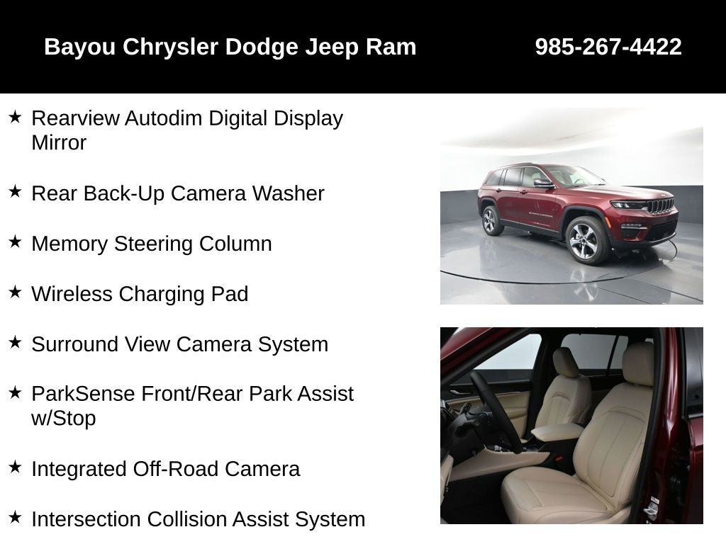 2025 Jeep Grand Cherokee GRAND CHEROKEE LIMITED 4X4